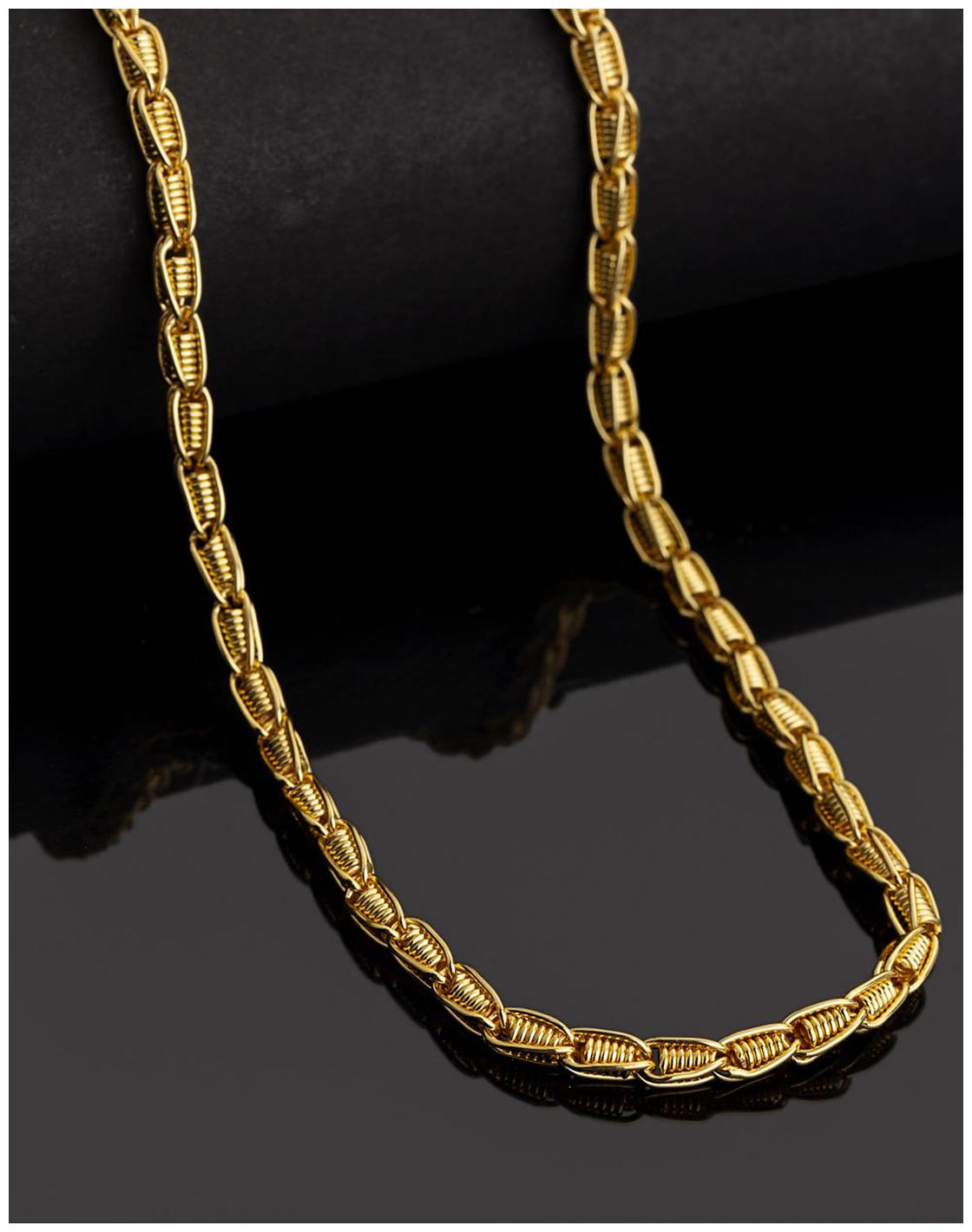 

Voylla Handmade Yellow Gold Plated Men s Chain