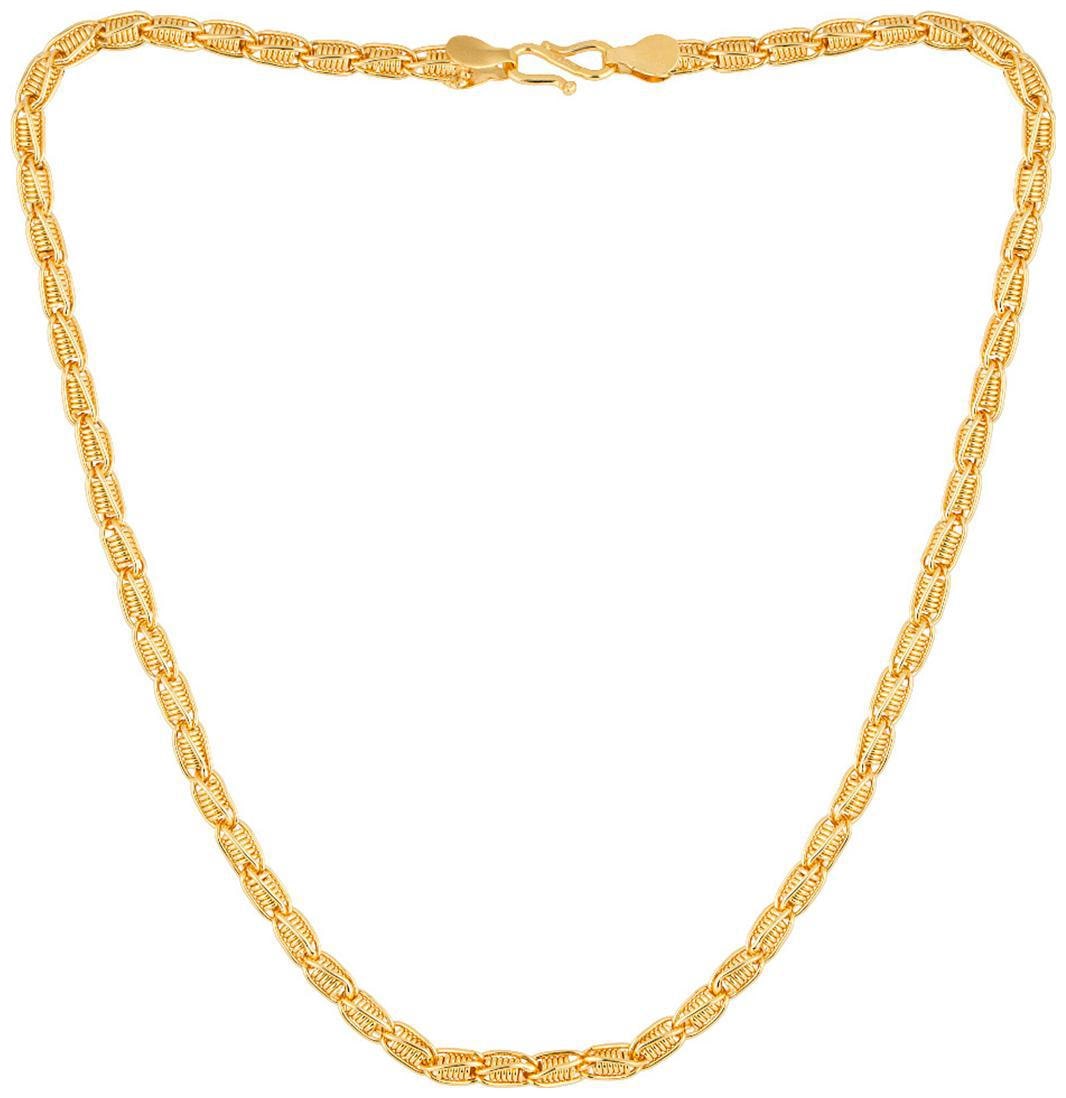 

Voylla Handmade Yellow Gold Plated Men s Chain For Men
