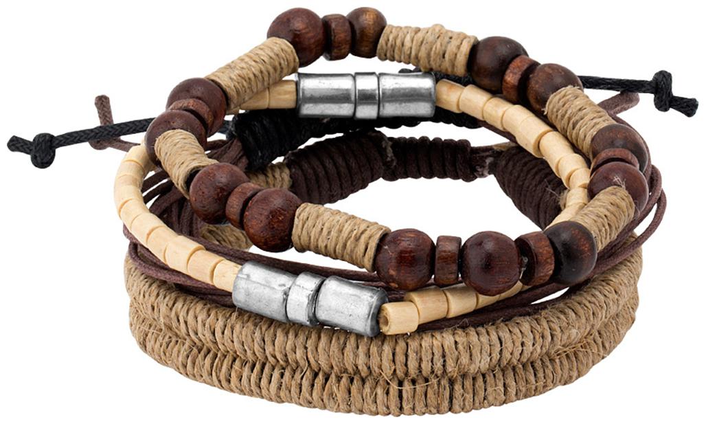 

Voylla Jute and Beads Bracelet Set of 4