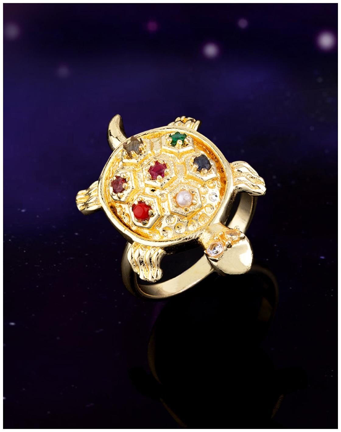 

Voylla Kailasha Tortoise Brass Ring