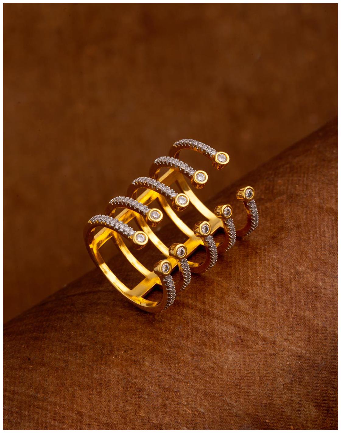 

Voylla Layered Style Finger Ring