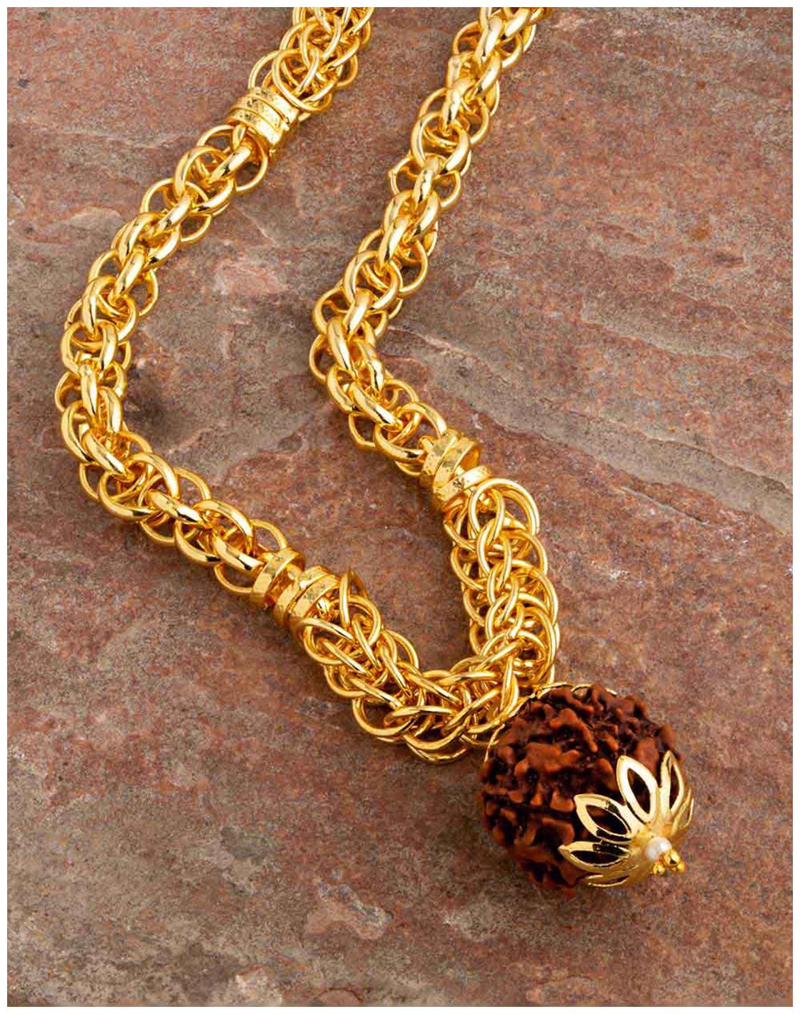 

Voylla Mahadev Extension Rudraksha Adorned Chain