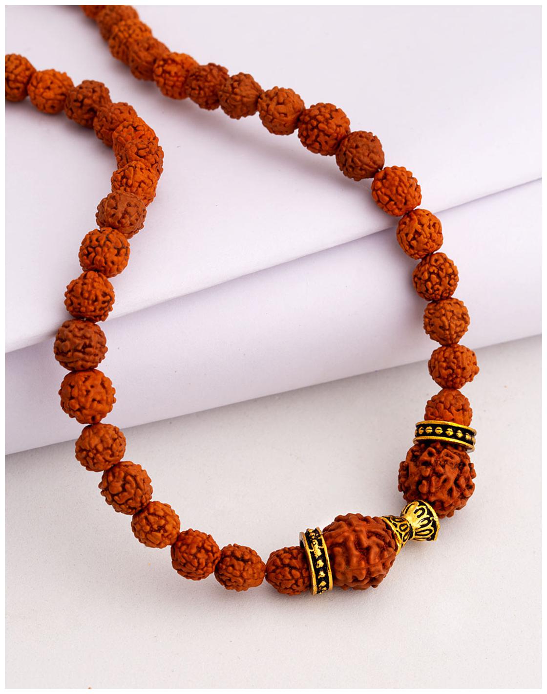

Voylla Mahadev Extension Gold Plated Rudraksha Chain