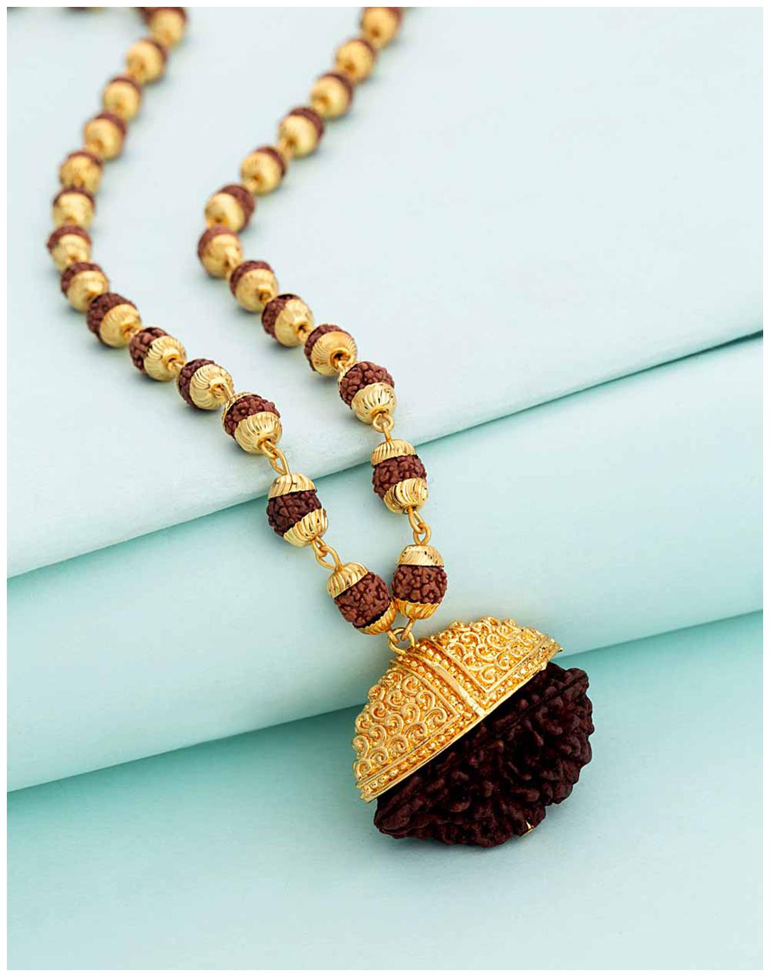 

Voylla Mahadev Extension Rudraksha Pendant