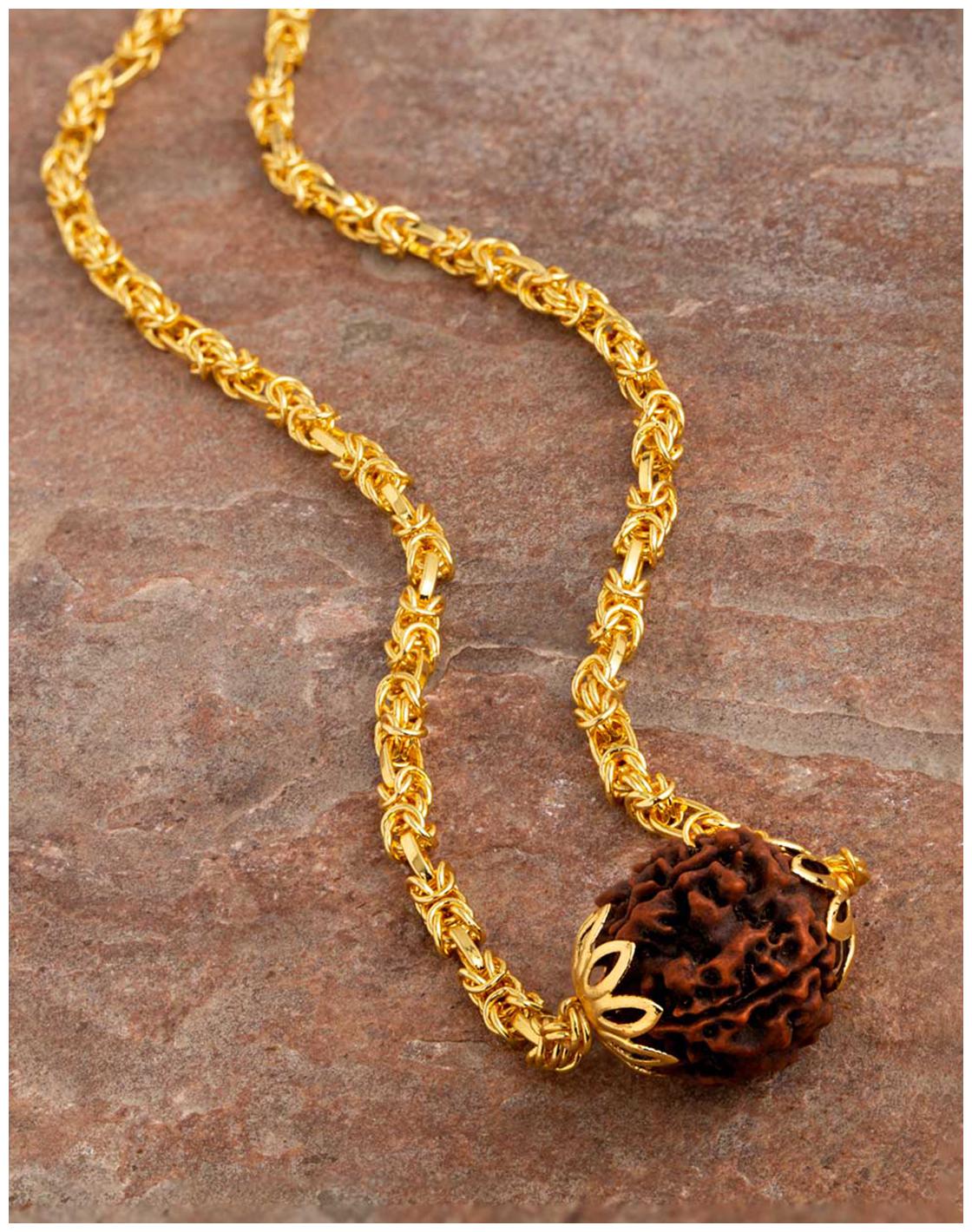 

Voylla Mahadev Extension Rudraksha Chain
