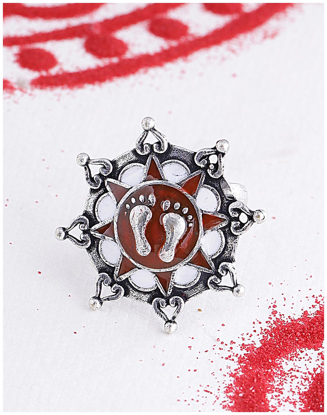 

Voylla Mandana Goddess Feet Ring