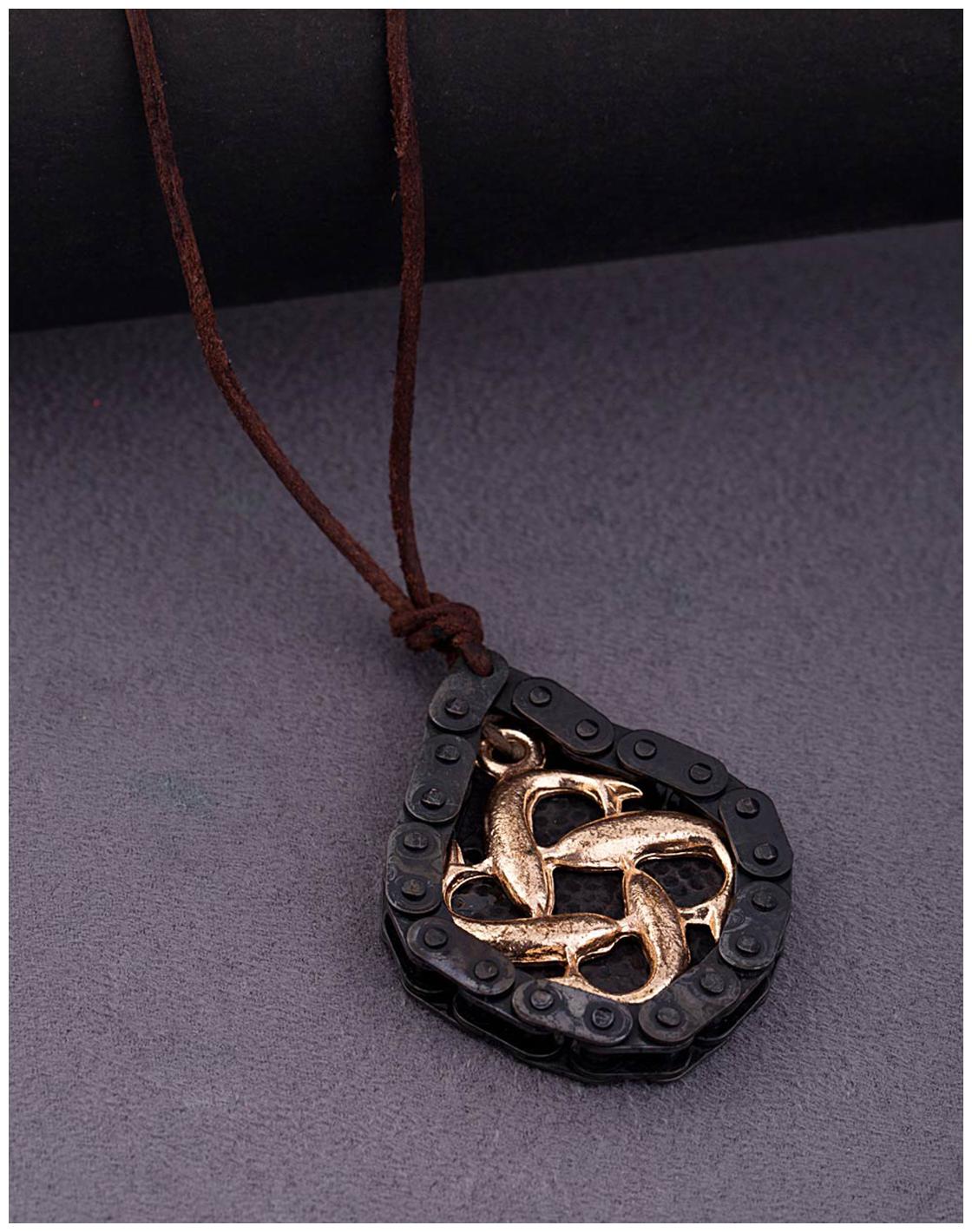 

Voylla Motorcycle Diaries Dual Tone Necklace