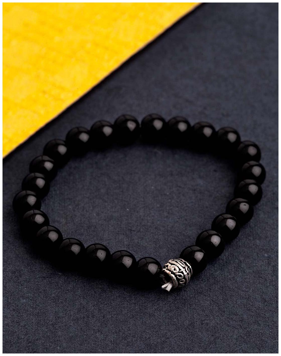 

Voylla Natural Beads Men s Beaded Bracelet