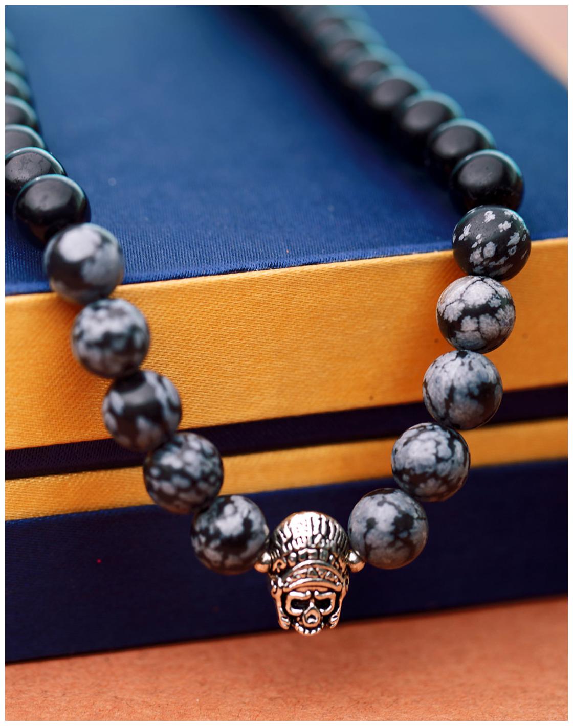 

Voylla Natural Beads Blue Stones Chain