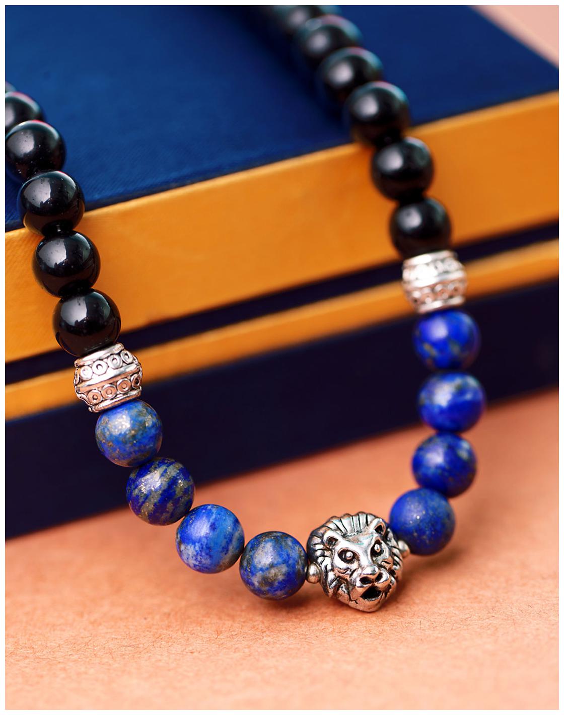 

Voylla Natural Beads Metal Embellished Chain