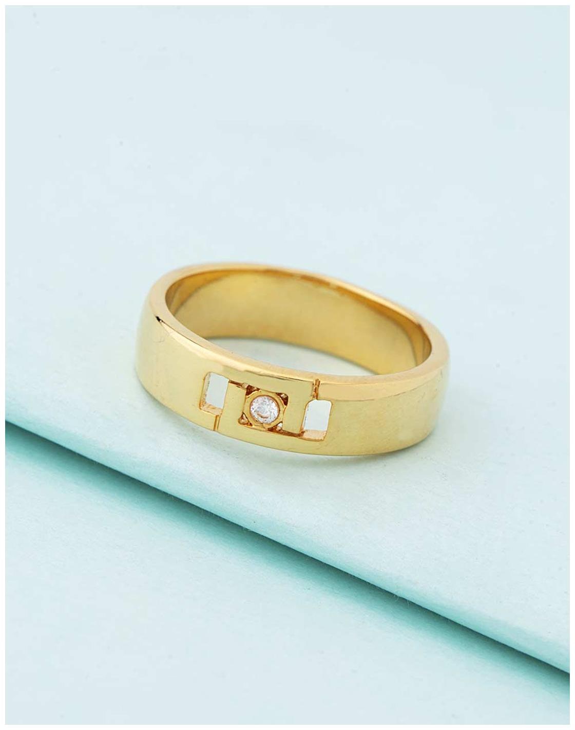 

Voylla Noble Rings Round Cut Gem Embellished Ring
