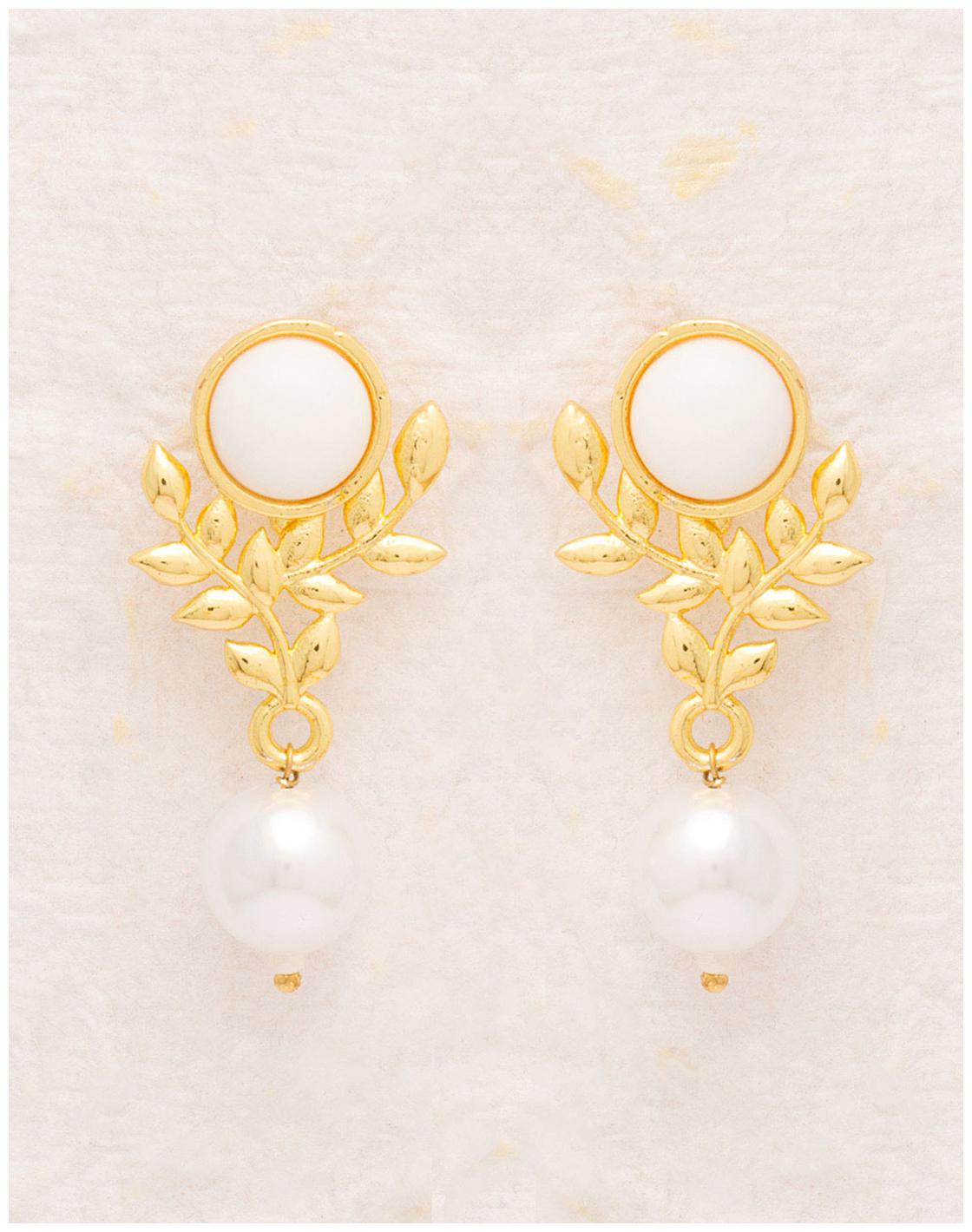 

Voylla Pearl Drop Lovely Earrings with Gold Plating
