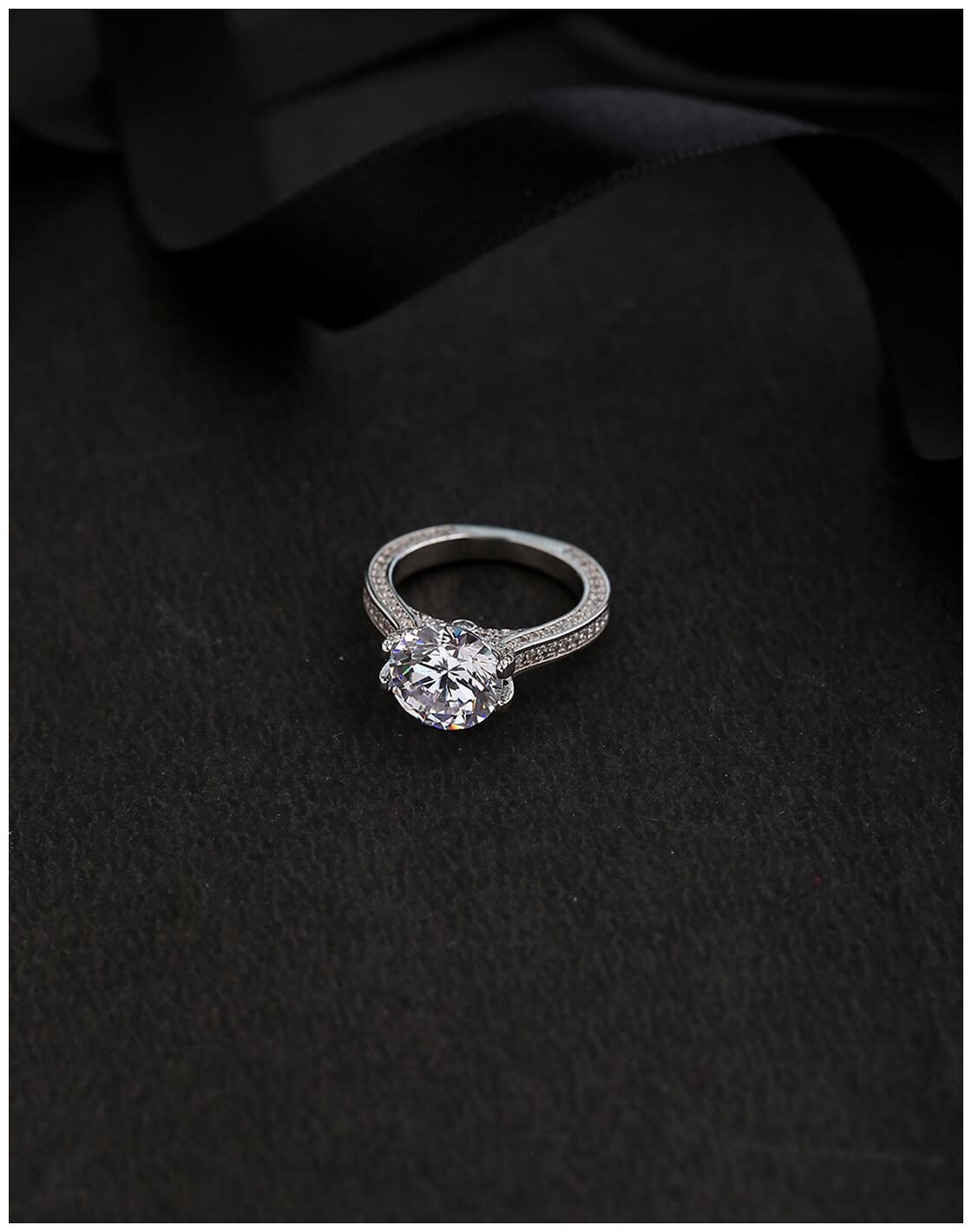 

Voylla Princess Cut Zircon Gemstone Ring