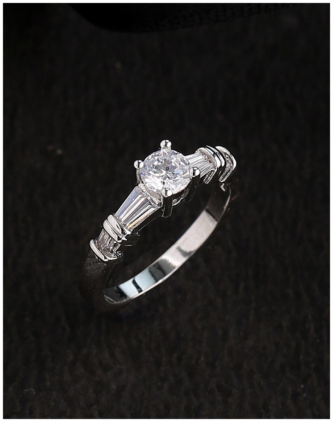

Voylla Princess Cut Zircon Vintage Ring