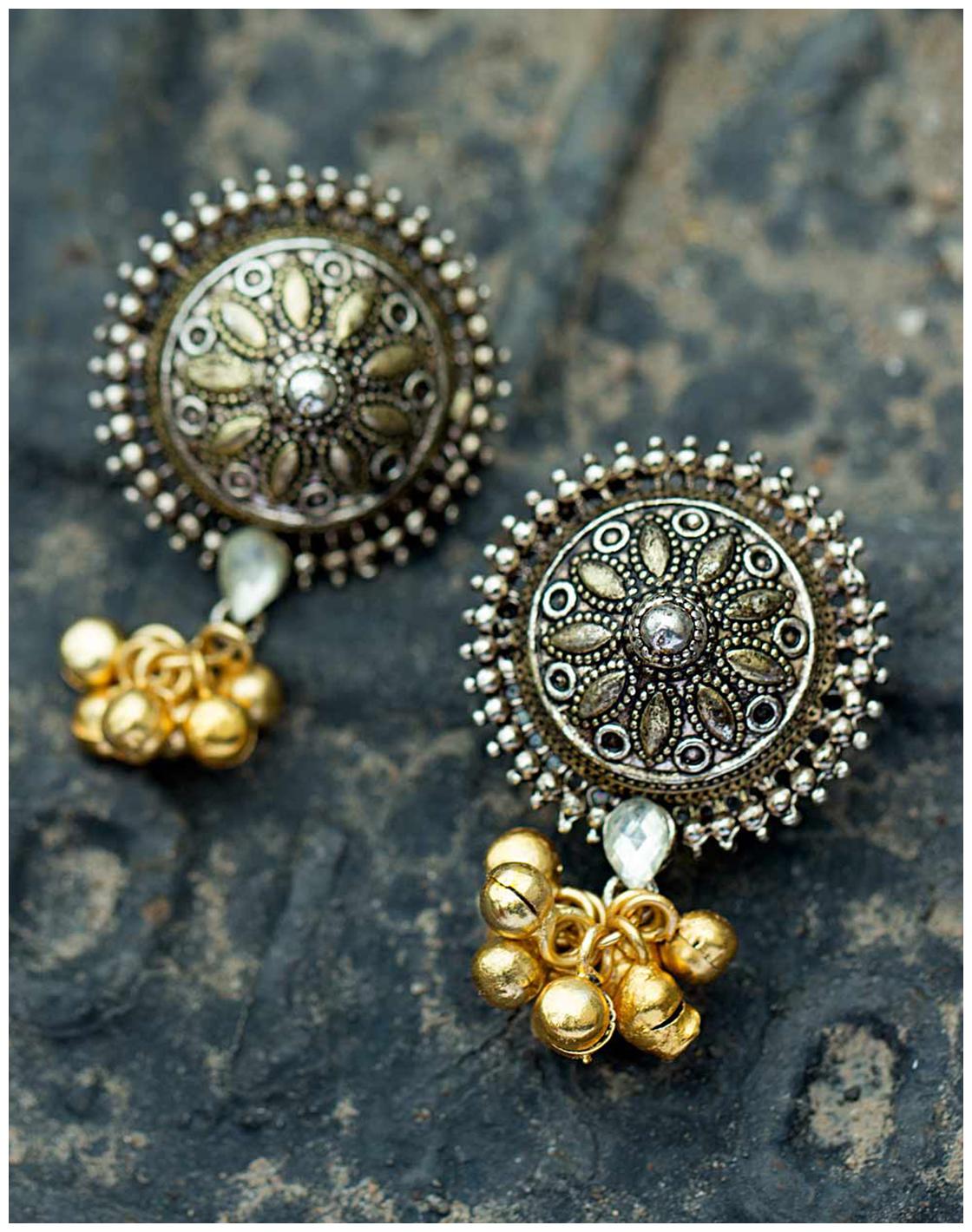 

Voylla Ray of Sunshine Duet Jhumkis
