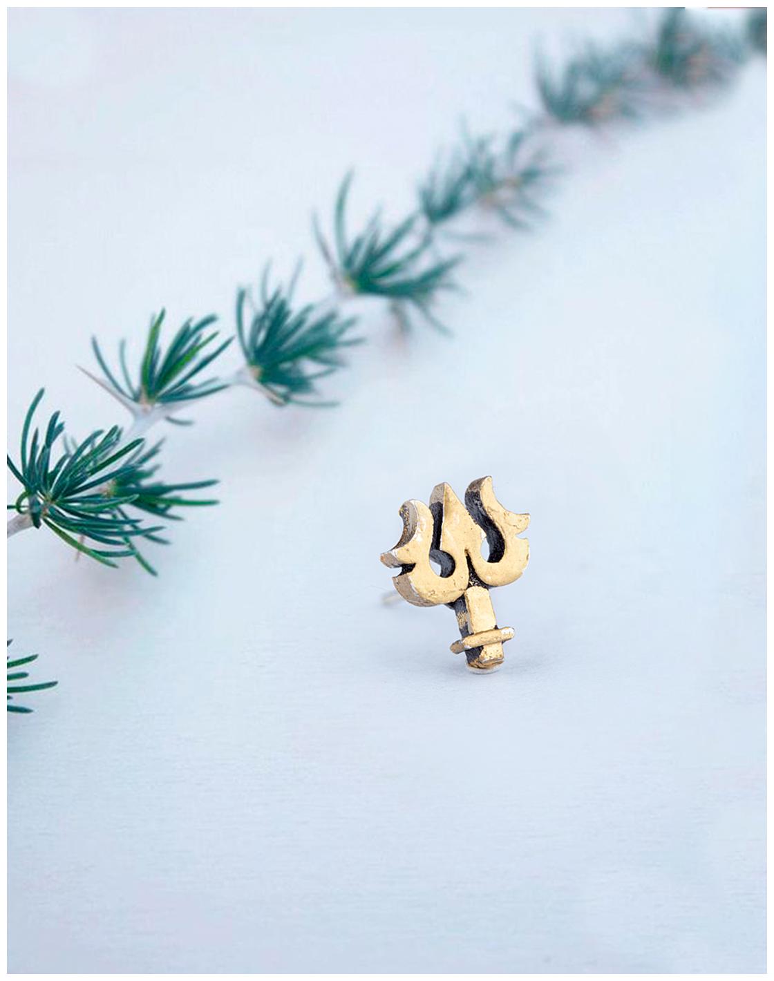 

Voylla Religious Studs Lord Shiva Trishul Earring