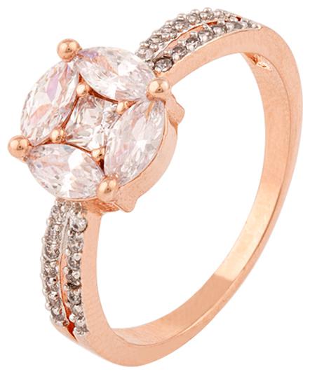 

Voylla Princess Cut Gem Embellished Ring