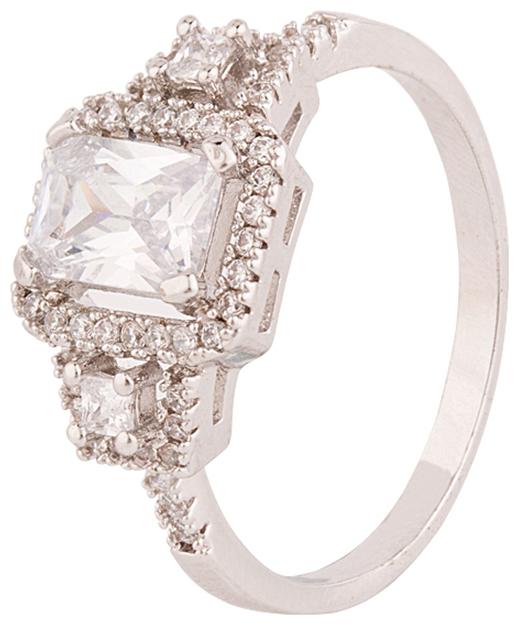 

Voylla Square Cut Gem Adorned Ring