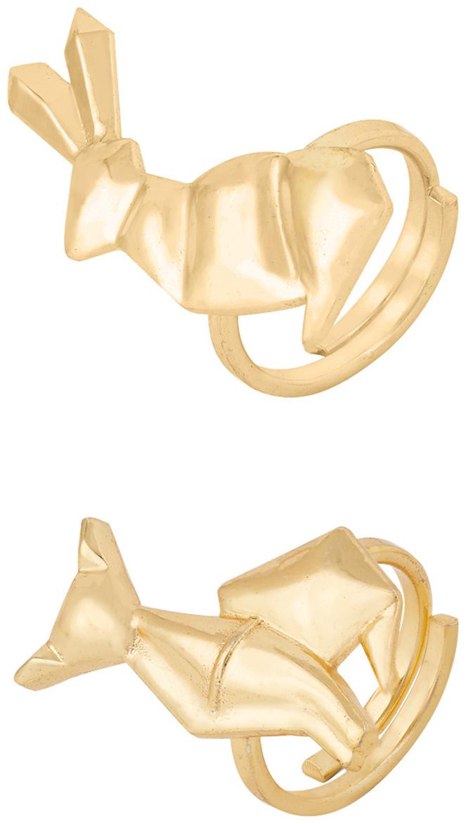 

Voylla Origami Golden Rabbit and Cat Rings