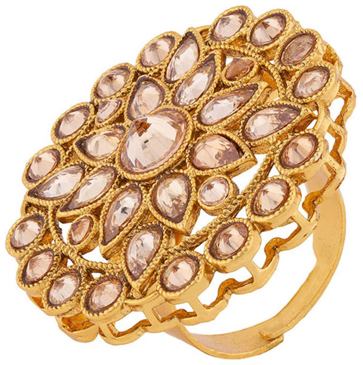 

Voylla Reversal Saga Gemstones Embellished Ring