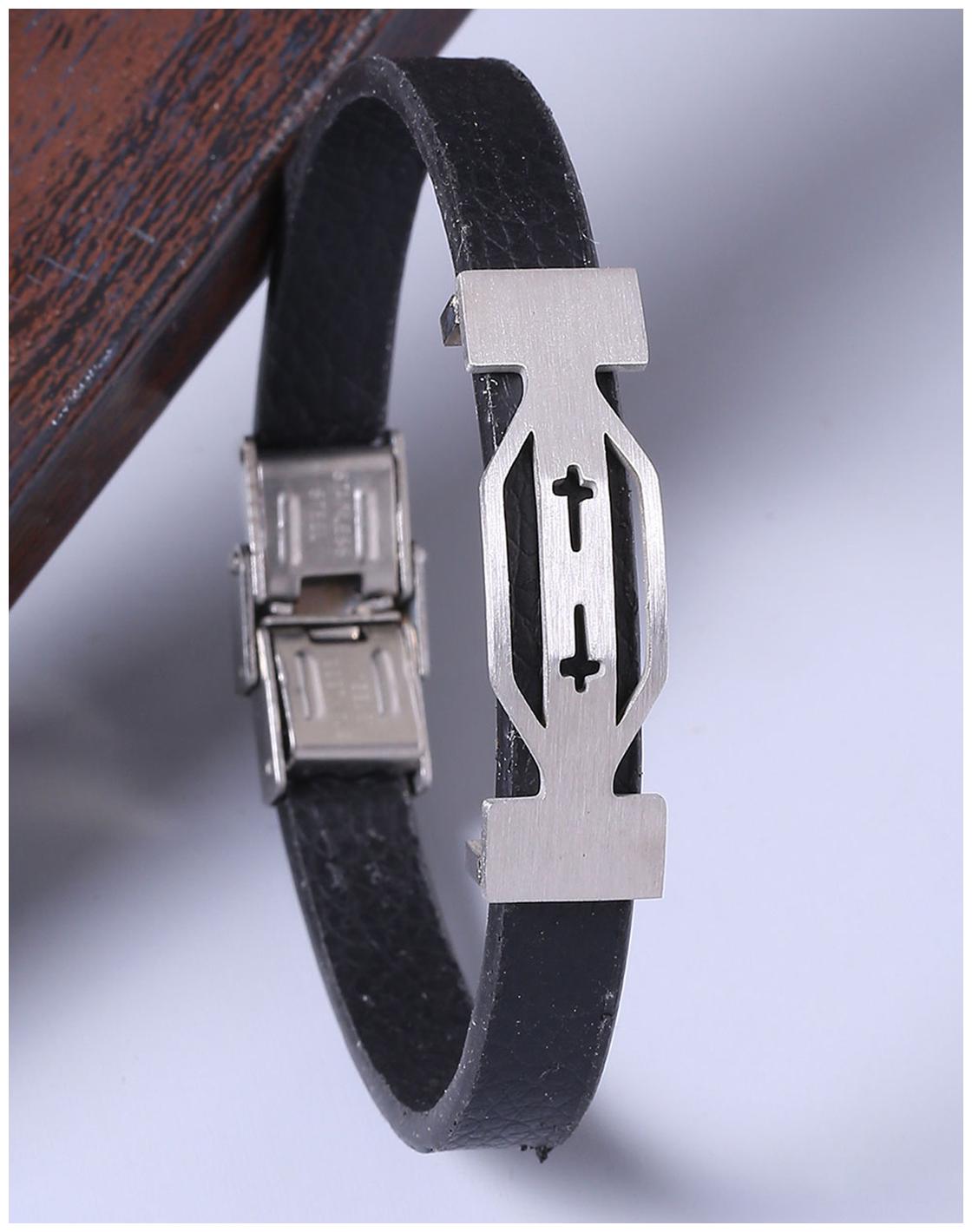 

Voylla Road Rider Metal Embellishments Adorned Bracelet