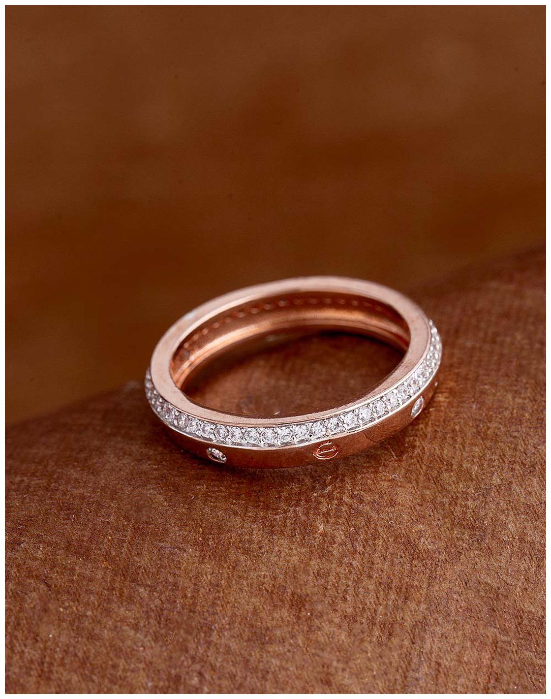 

Voylla Rose Gold Plated Band Ring
