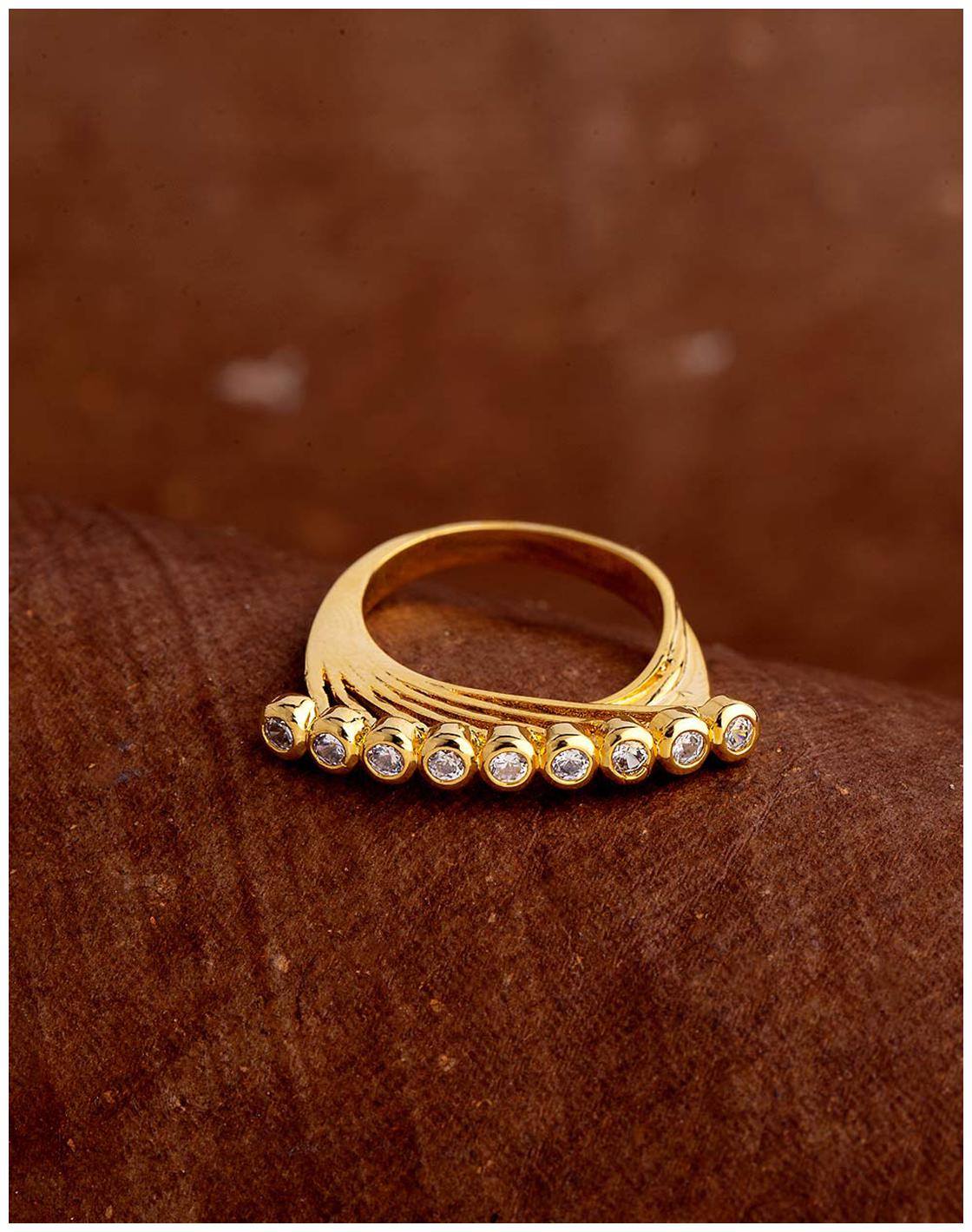 

Voylla Round Gems Adorned Ring