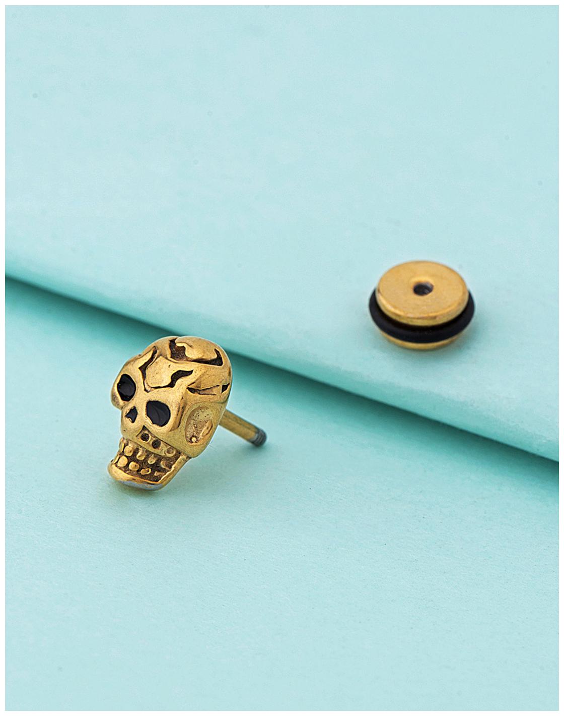 

Voylla Royal Stud Skull Earring