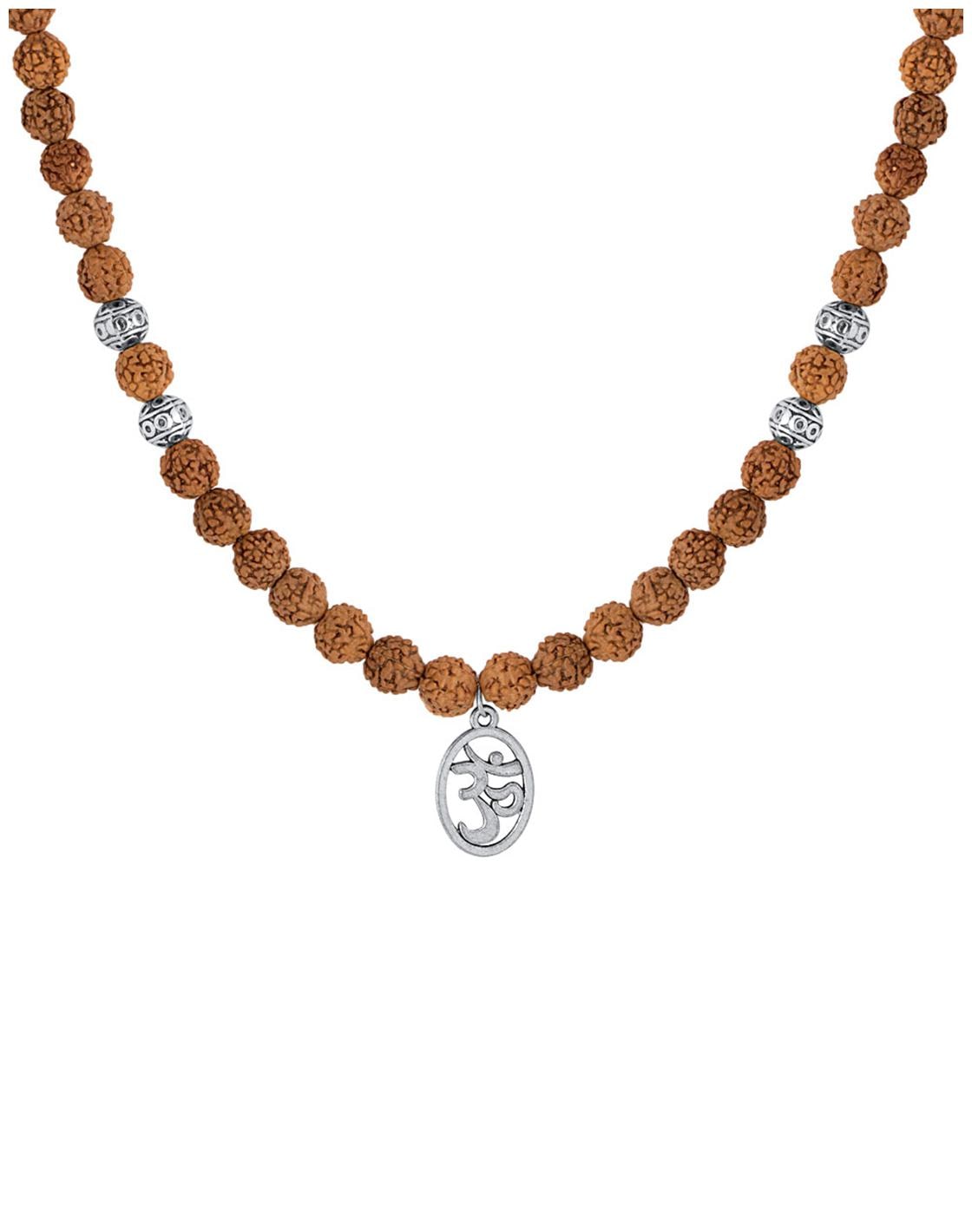 

Voylla Rudraksha Necklace With OM