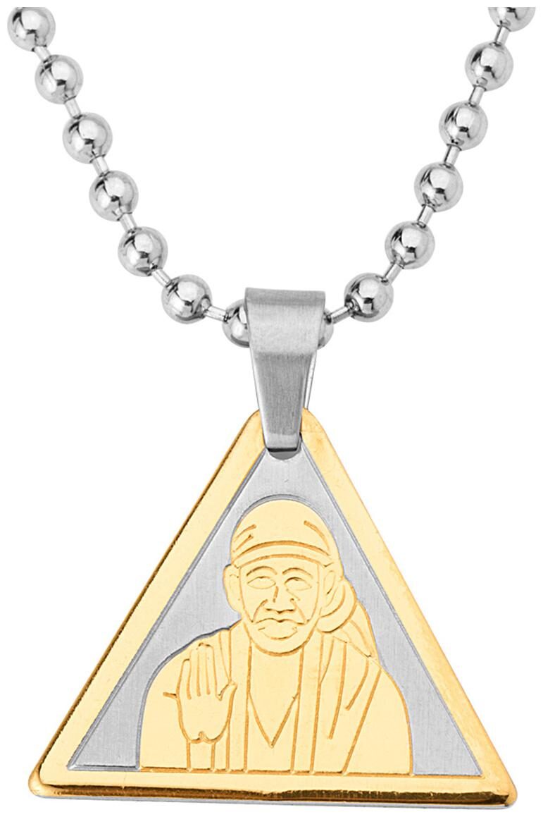 

Voylla Sai Baba Dual Tone Pendant from Faith and Trust