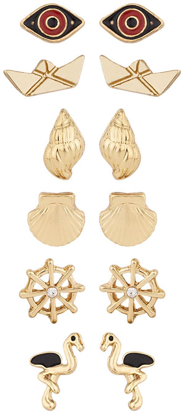 

Voylla Set of Six Elegant Golden Studs