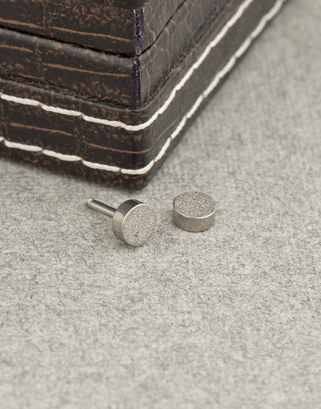 

Dare by Voylla Shiny Barbell Stud Out Earring