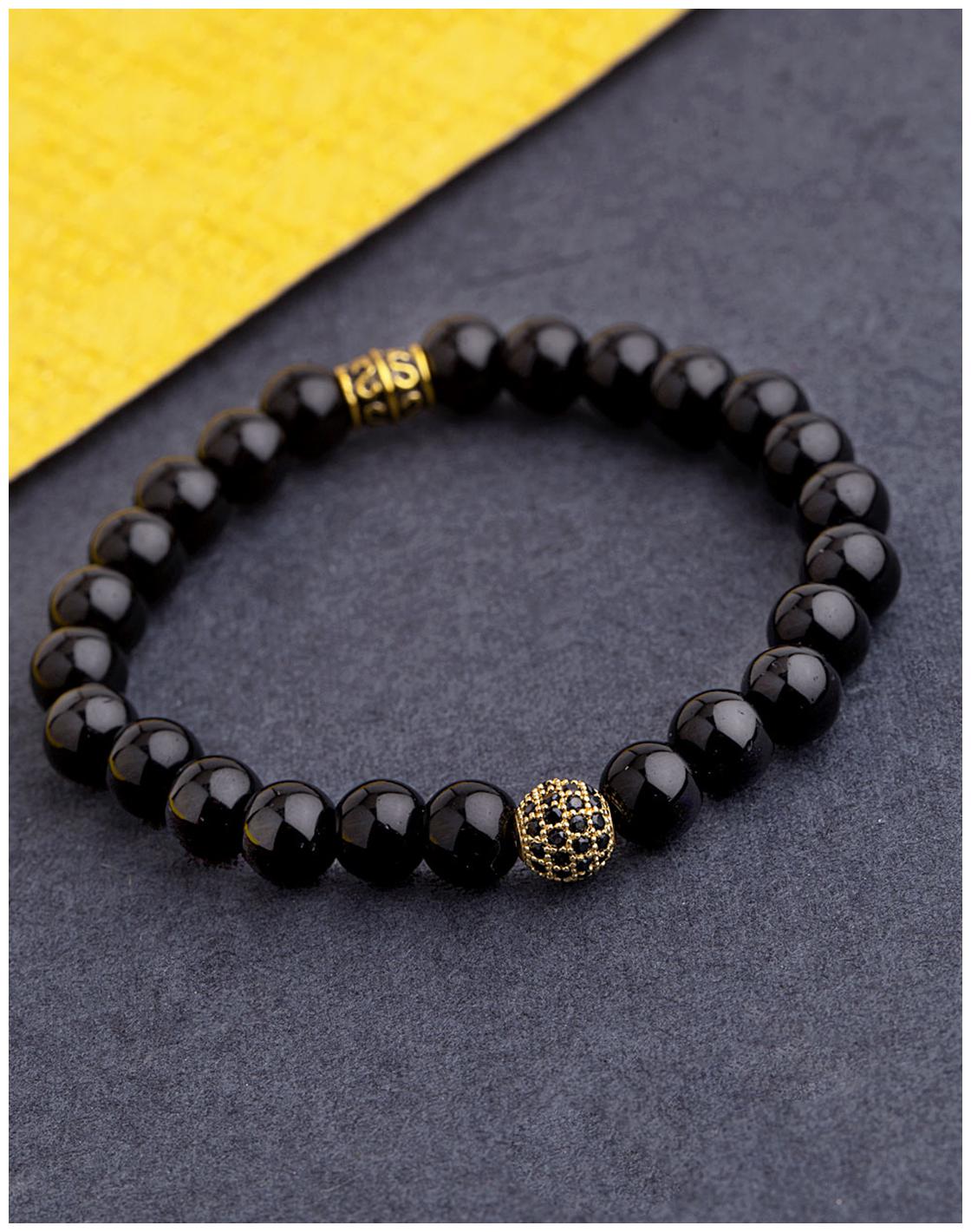 

Voylla Shiny Beads Men s Beaded Bracelet