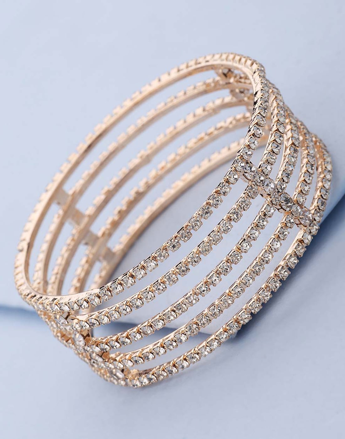 

Voylla Sparkling Rose Gold Bracelet