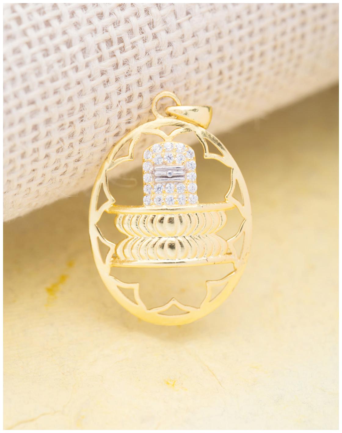 

Voylla Spiritual Saga Lotus Shivling Pendant