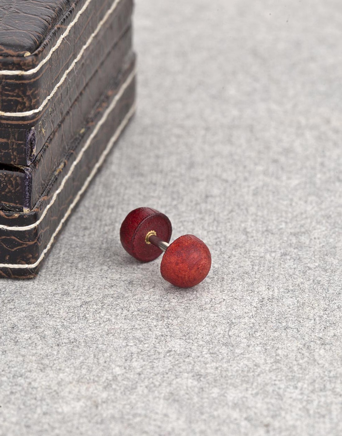 

Dare by Voylla Sporty Stud Out Double Sided Red Stud