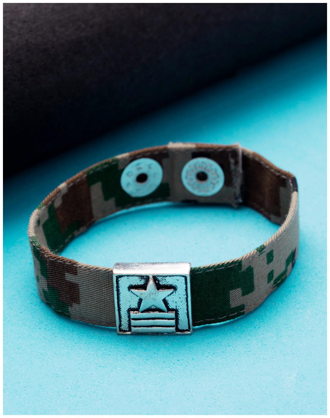 

Voylla Squad Bracelet in Military Print