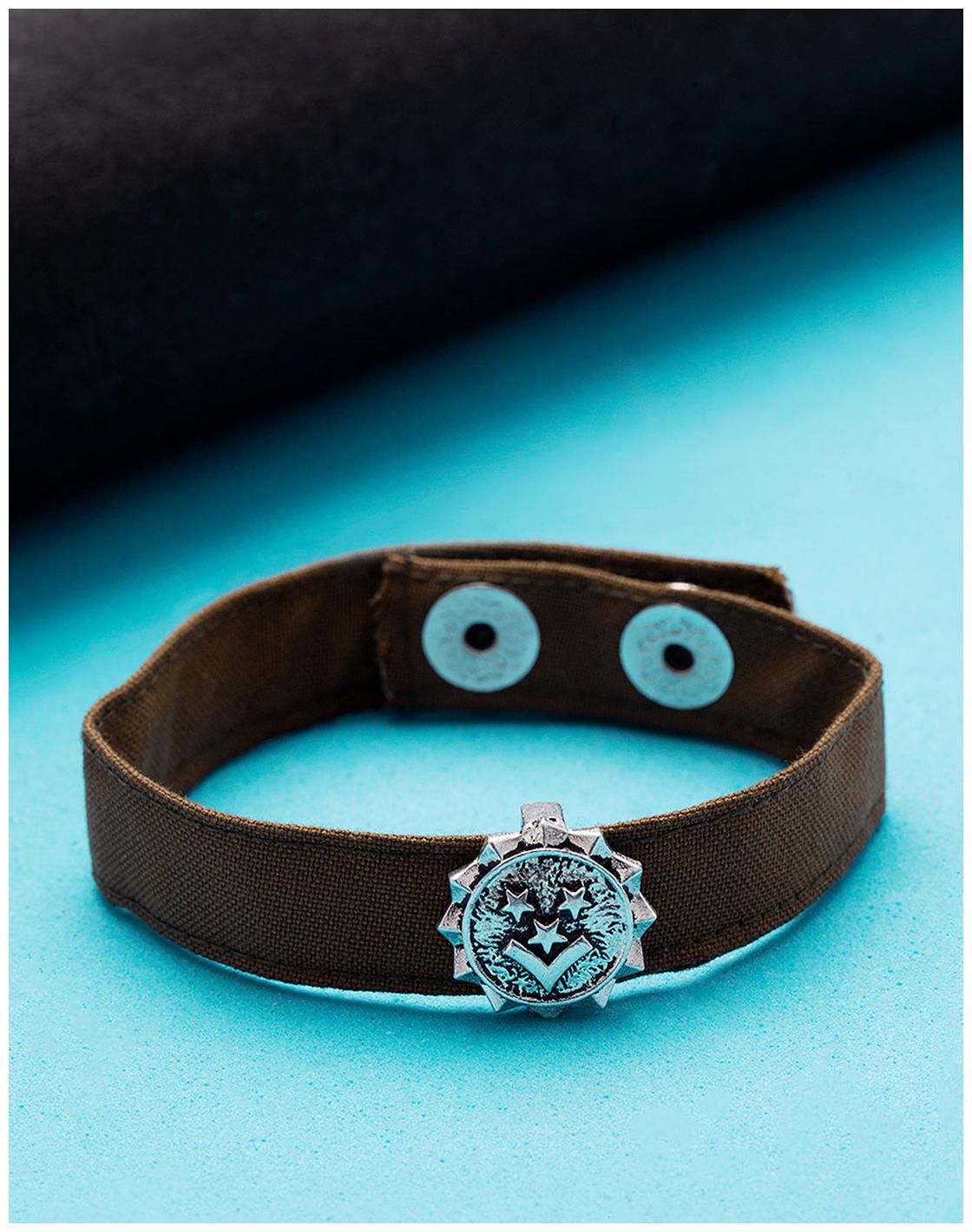 

Voylla Starry Smiley Oxidized Bracelet From Squad Collection