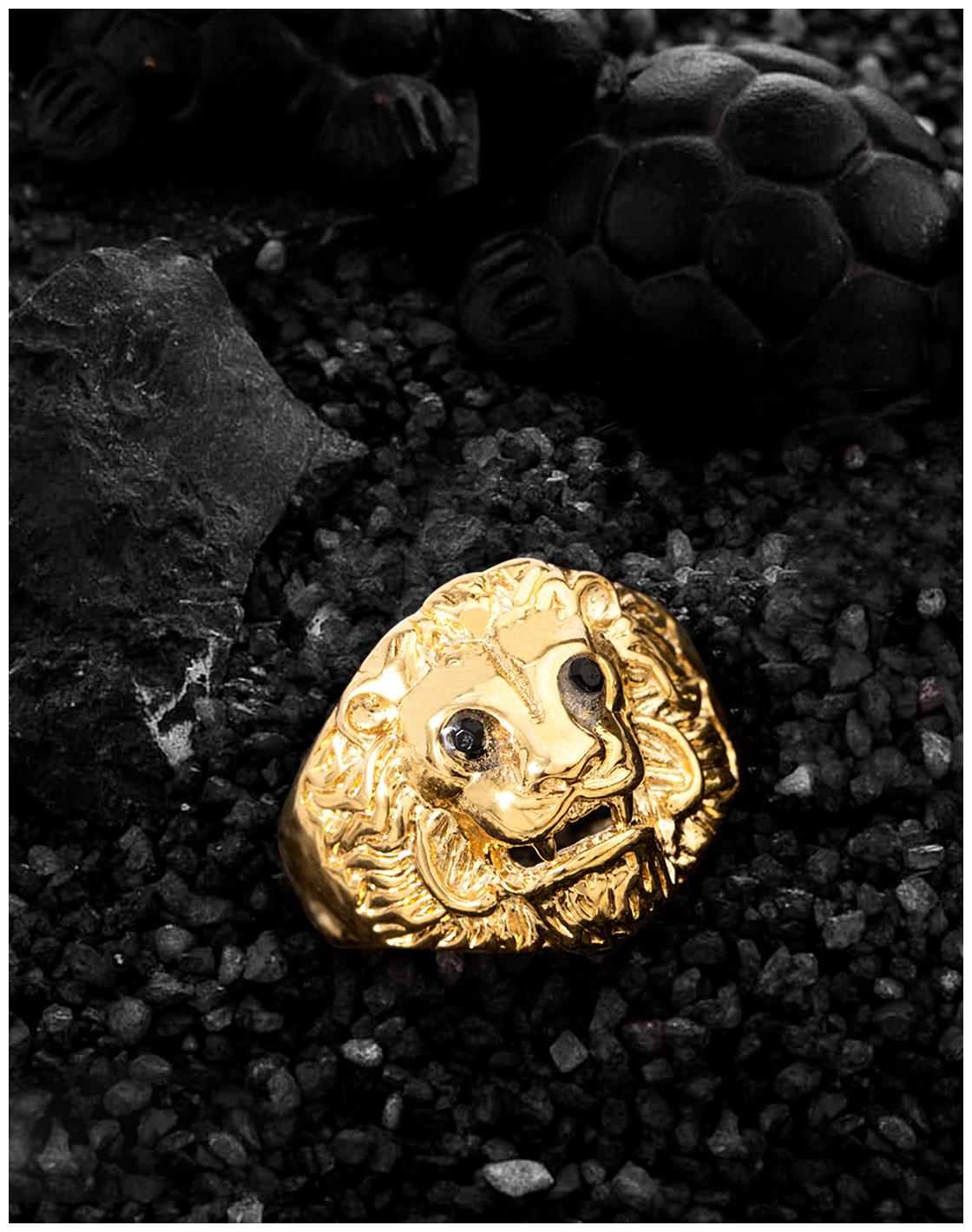 

Voylla Statement Rings Men s Lion Head Ring
