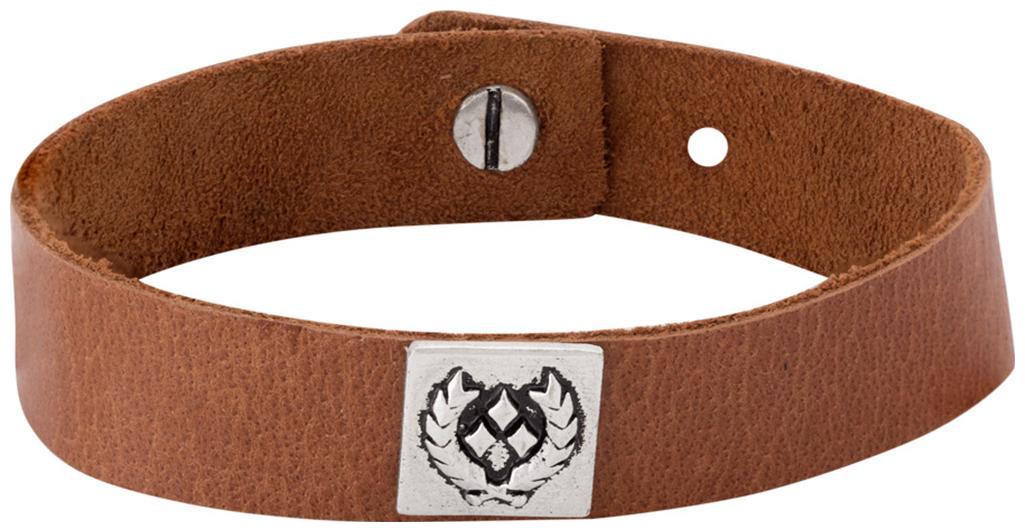 

Voylla Stylish Leather Look Oxidized Silver Top Bracelet From Squad Collection