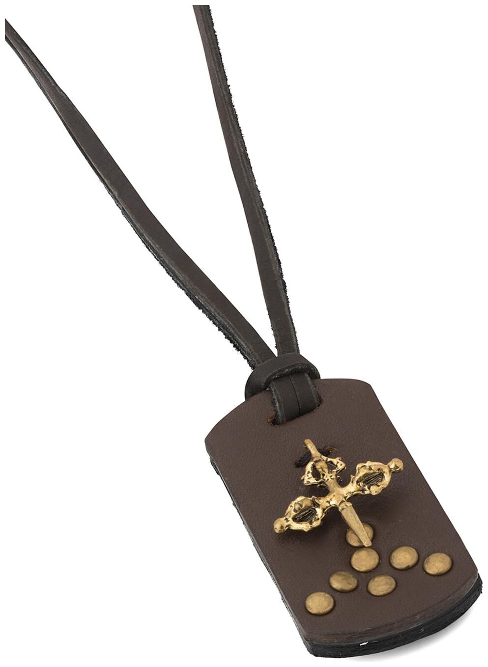 

Voylla Stylish Celtic Cross on Faux Leather Pendant