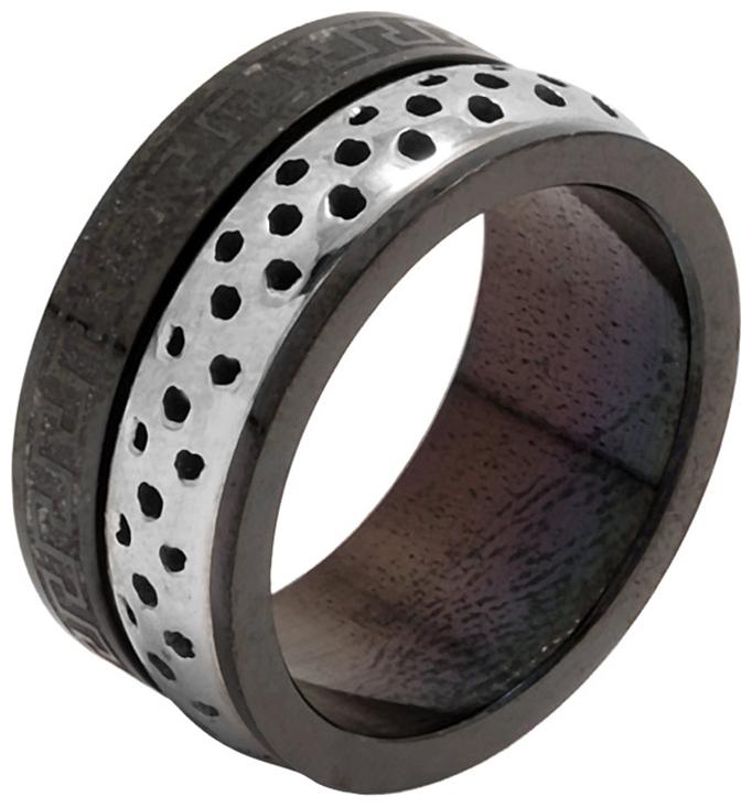 

Dare by Voylla Stylish Metal Charm Black Ring