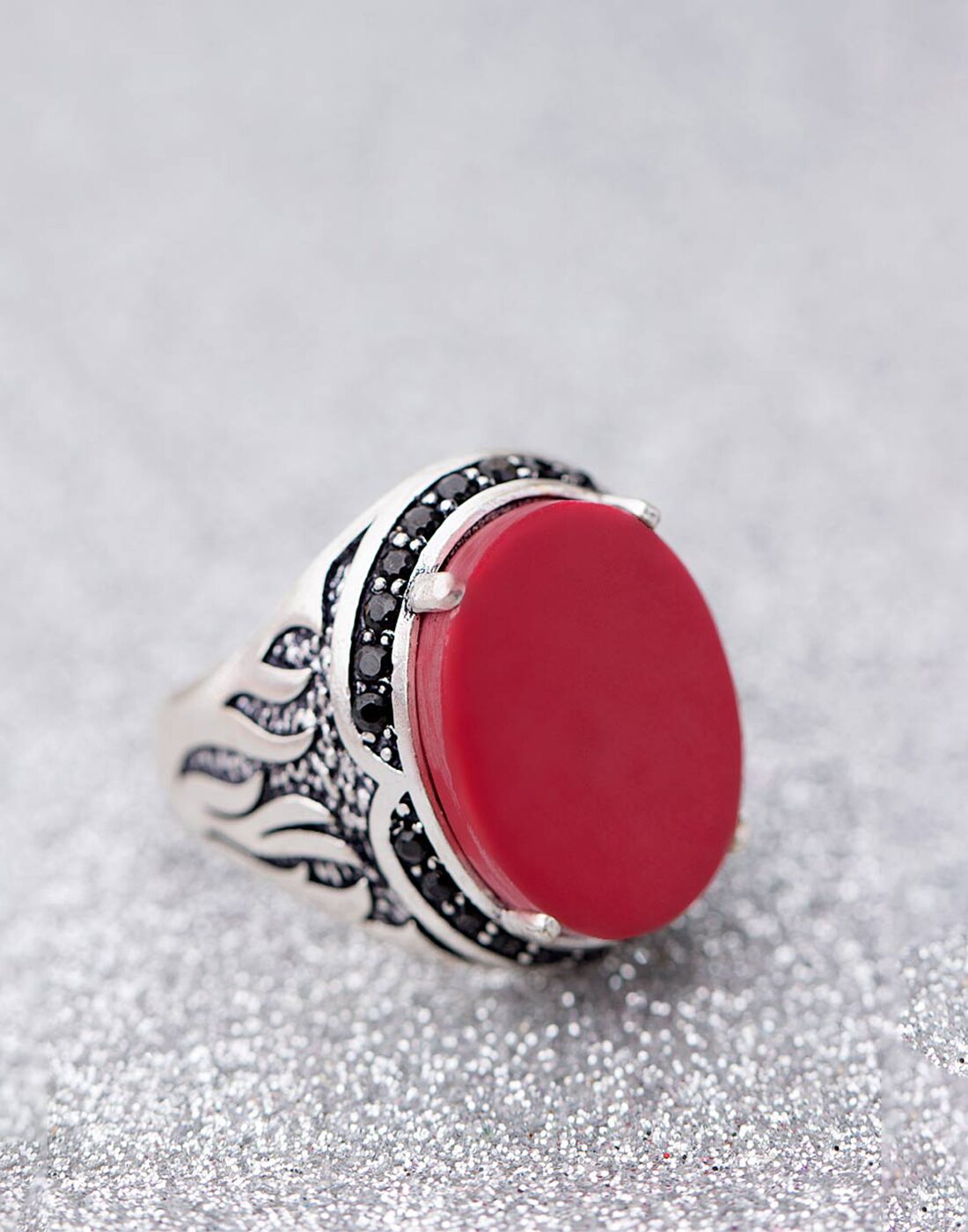 

Dare by Voylla Milestone Red Stone Ring