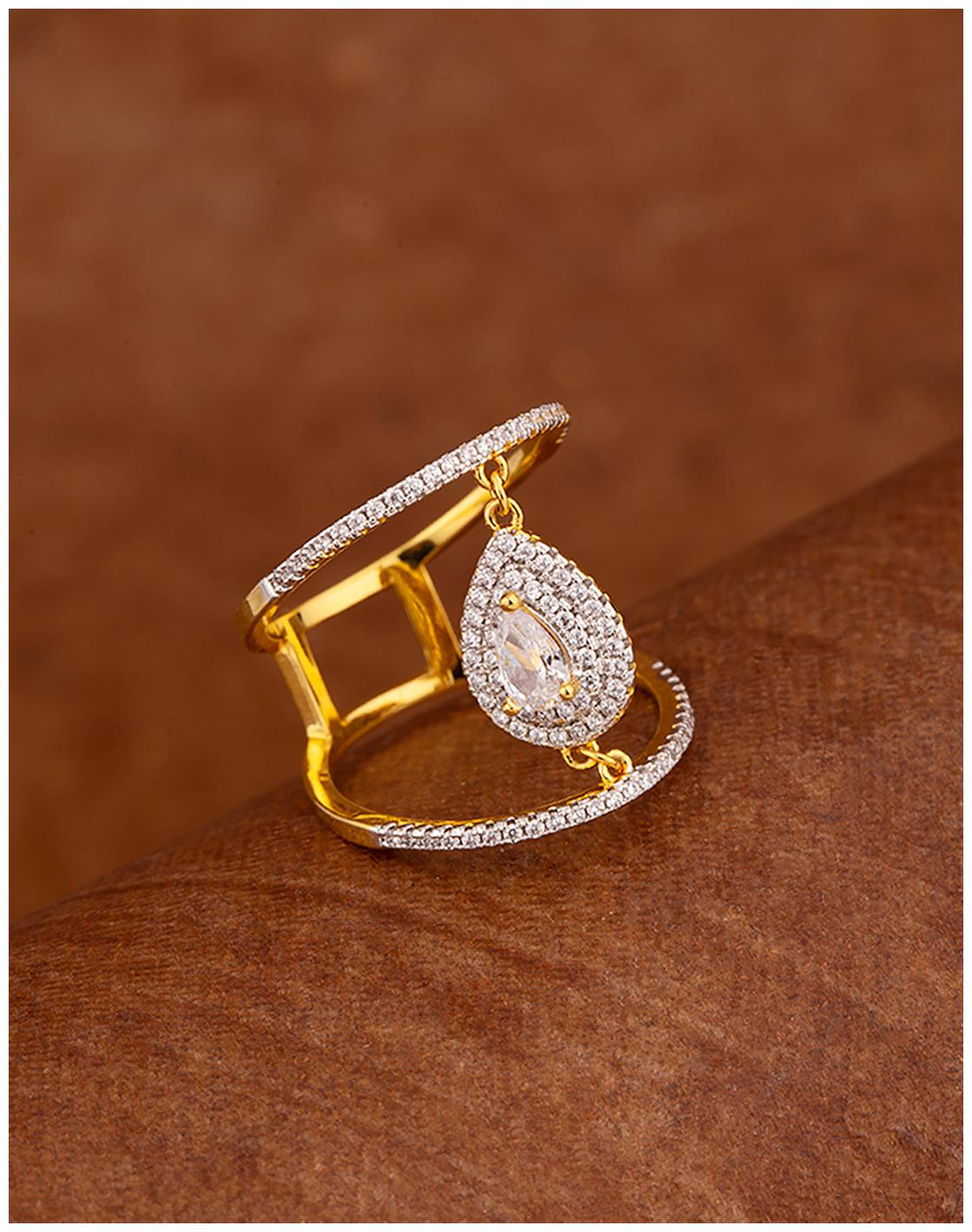 

Voylla Two Circles Statement Ring