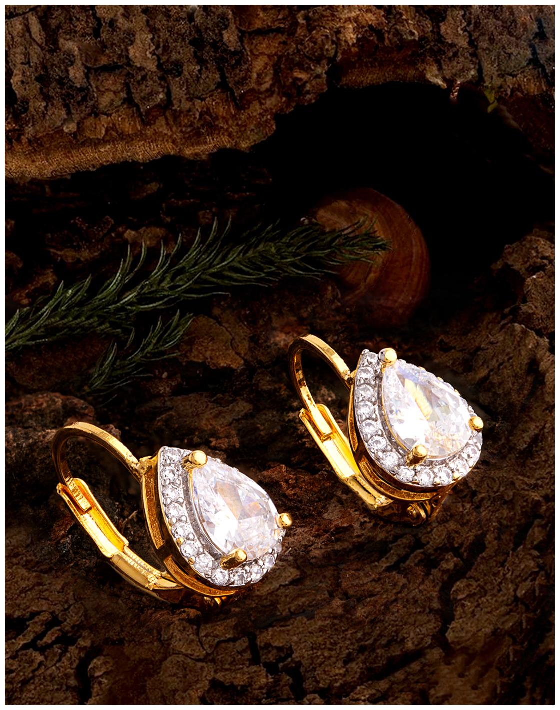 

Voylla Two Tone Plated Casual Earrings