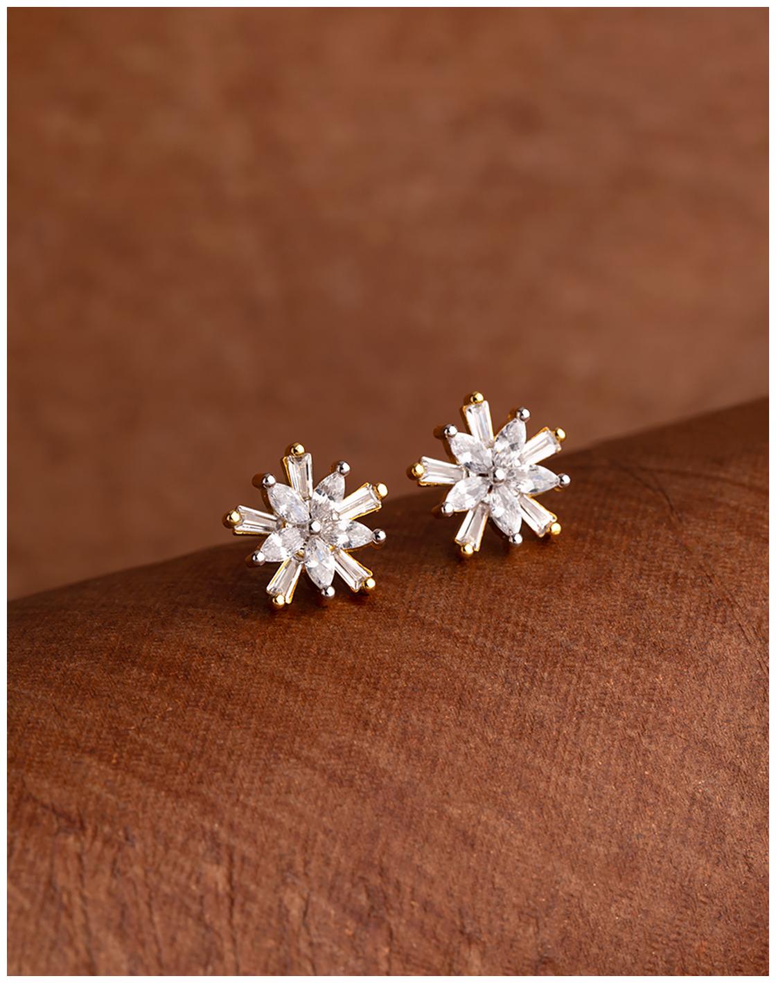 

Voylla Zircons Adorned Stud Earrings