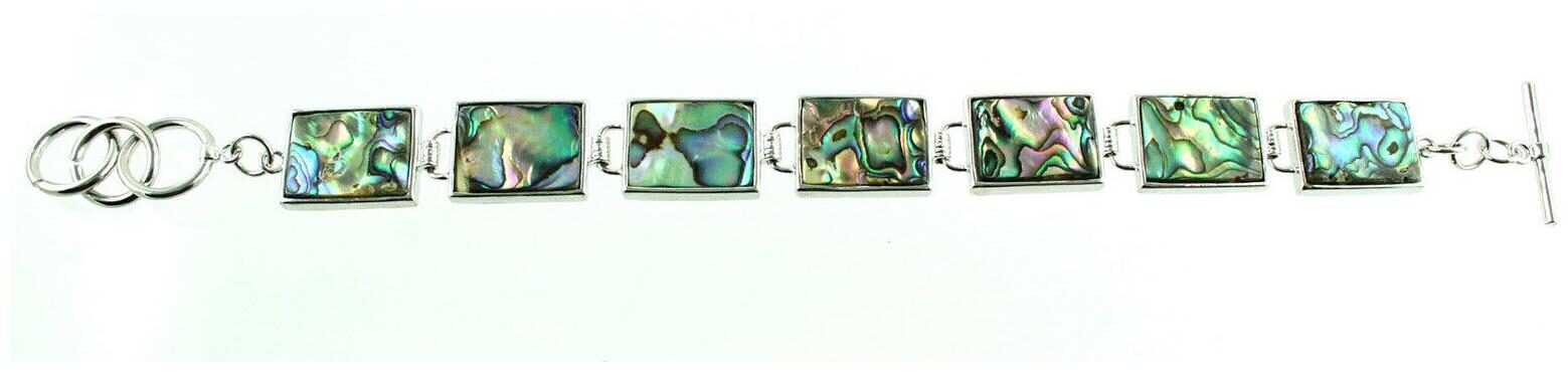

Women Jewelry Abalone Paua Shell Chain Bracelet Cuff Charm Gift