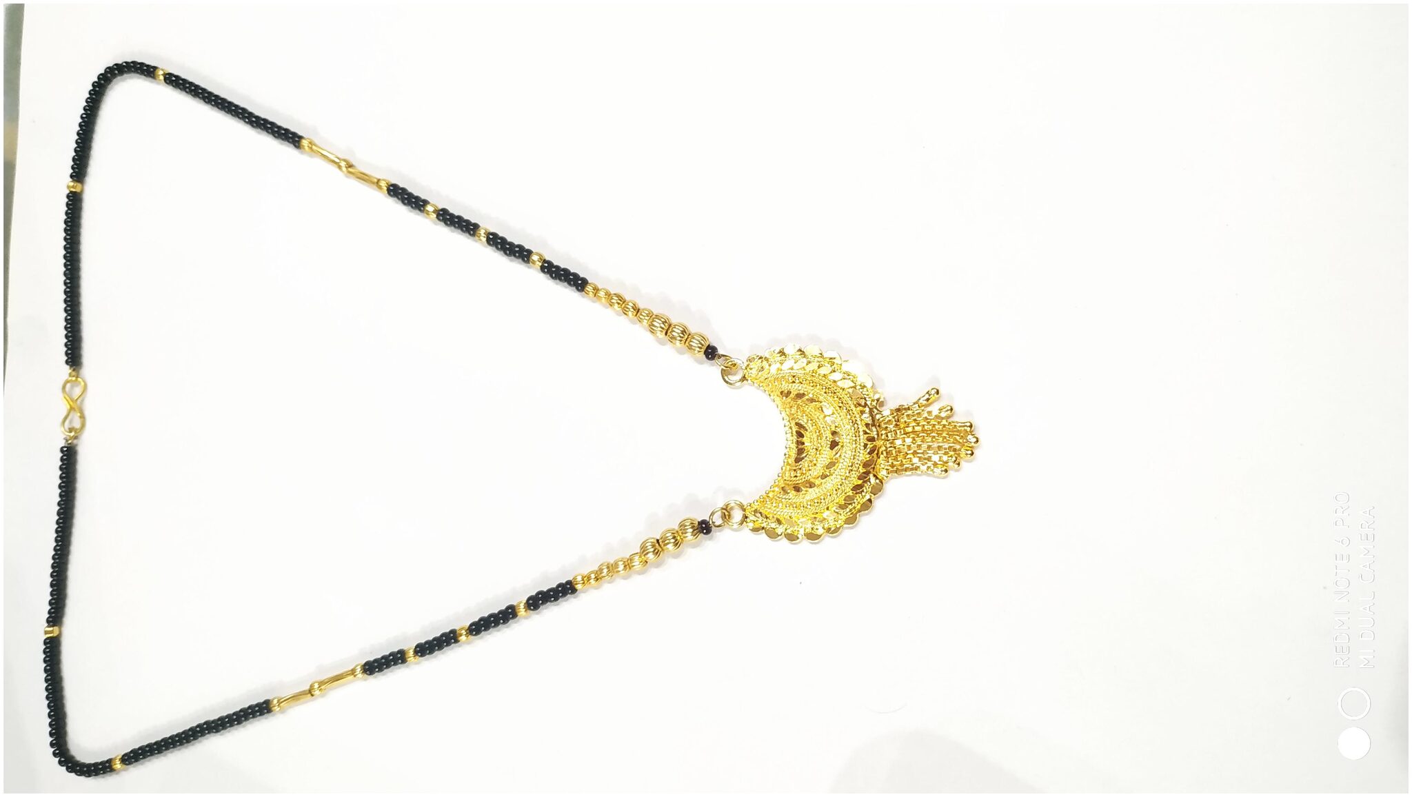 

Women s Pride Designer Gold Plated Mangalsutra Pendant with Chain for Women