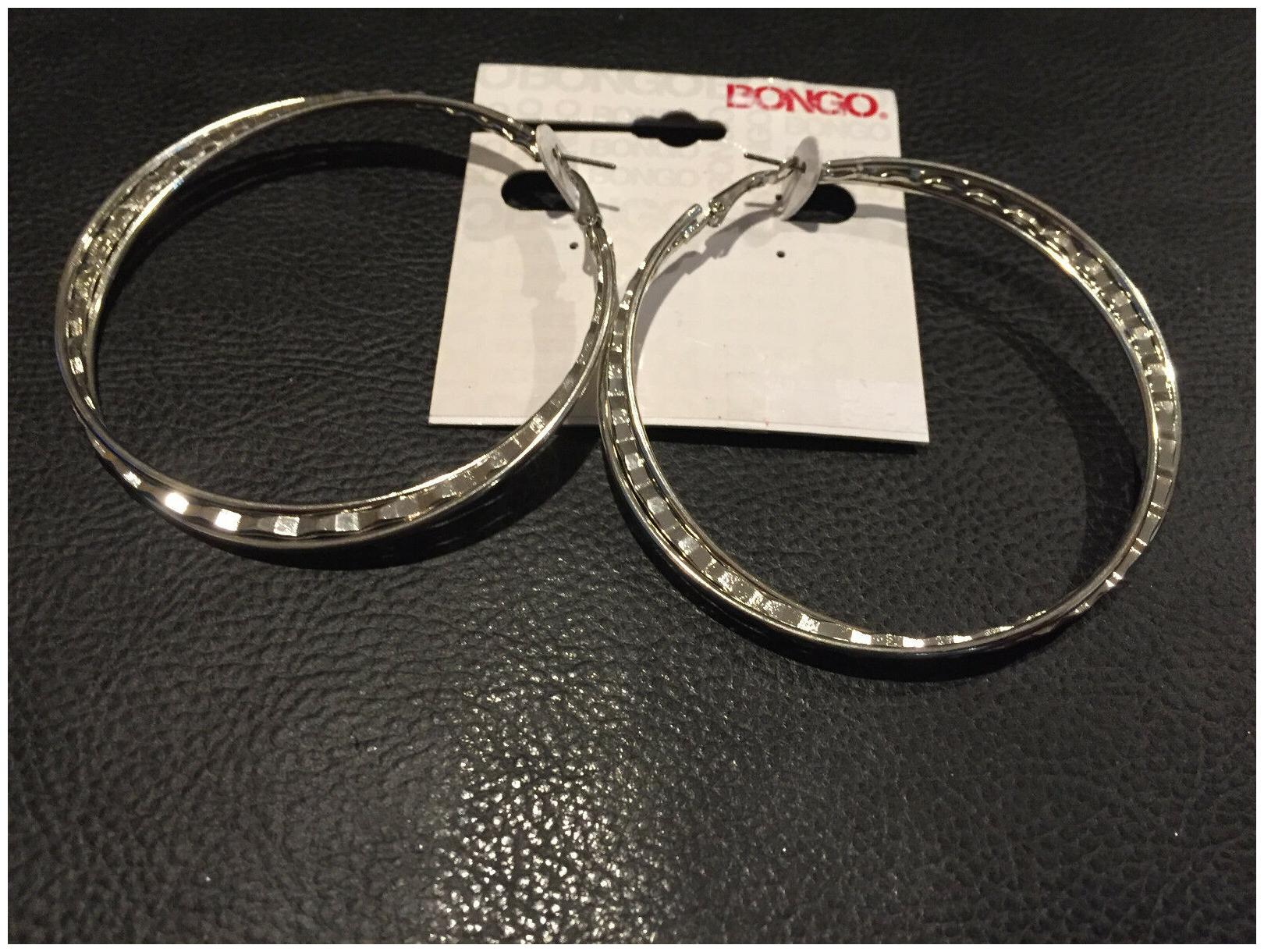 

WOMEN S TEXTURED HOOP EARRINGS GOLD TONE BASKETBALL WIVES 2 75