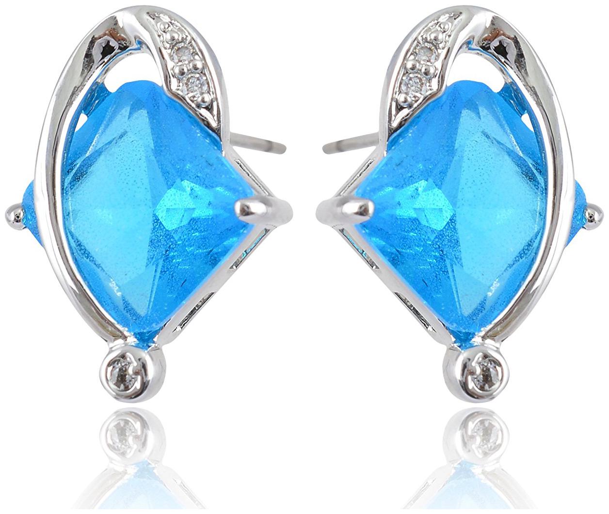

Womens Earring Silver Metal Stud Earrings for Women (CEARRING211) By the Roma Brothers